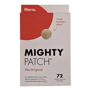 Hero Mighty Patch 72 Count The Original Hydrocolloid Acne Pimple Patch Blemish - Picture 1 of 2