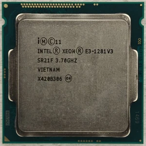 Intel Xeon E3-1281 V3 processor 4-core 8-thread 8MB 3.70GHz 82W LGA1150 CPU - Afbeelding 1 van 2