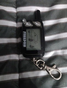VERY NICE FREEDOM OMEGA K9 LCD 2-WAY REMOTE START ALARM TRANSMITTER FOB L2M651 - Picture 1 of 1