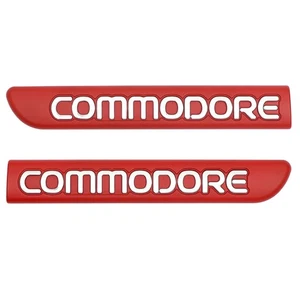 Badge Moulding "Commodore" Red Front Fender VR VS S & SS - B1307 - Picture 1 of 2