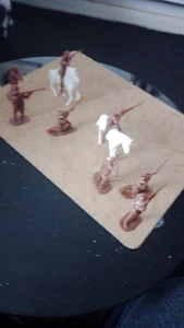 1/32 cts french and indian wars 8 frontiers men inc 2 mount 1750s - Bild 1 von 6