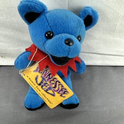 1997 Grateful Dead Tour Memory Tennessee Jed Beanie Bear azul líquido Foto 1 de 4
