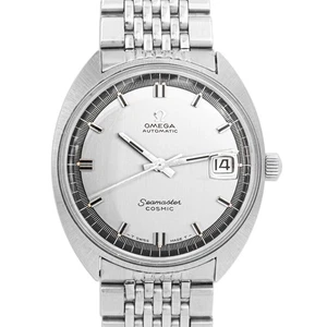 35 mm ø - OMEGA Seamaster Cosmic Automatic Date Herrenuhr Reiskornband 166.026 - Bild 1 von 7