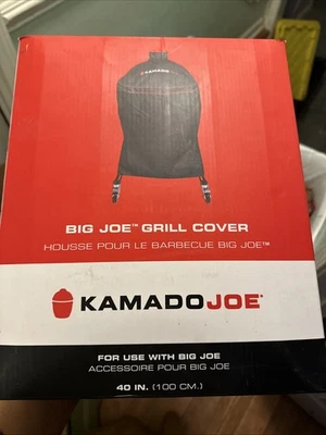 Cubierta de parrilla Kamado Joe Big Joe BJ-GC24BWFS resistente a la intemperie negra nueva con etiquetas Foto 1 de 2