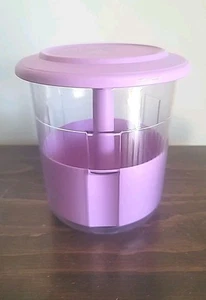 TUPPERWARE PICK-A-DELI ROUND CONTAINER 4 Pc. Set Spear Insert Lid COMPLETE New - Picture 1 of 6