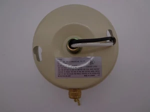 1-light Fan Light Kit Almond 4in Fitter 60 watt max - Picture 1 of 7