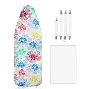 Ironing Board Cover 18 x 49 inch, Elastic Edge Scorch Resistant Ironing Board... - Picture 1 of 7