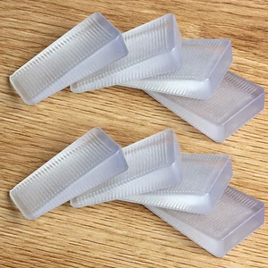 8 Pcs Clear Shims, Shims for Leveling Furniture, Trimmable Hard Wedges Table Shi - Picture 1 of 12