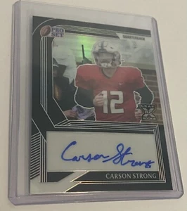2022 Leaf Pro Set Metal Carson Strong Rookie Auto /20 Nevada Eagles - Bild 1 von 2