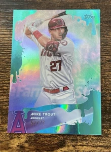 Mike Trout | 2020 Topps | Steve Aoki | Blue Frosting /77 | Los Angeles Angels | - Picture 1 of 3