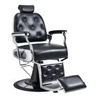 Barber Chair Heavy Duty Hydraulic Barbering Chair TITAN in Black
