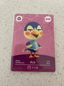Genuine Animal Crossing Amiibo Card Ace (443) - Picture 1 of 1