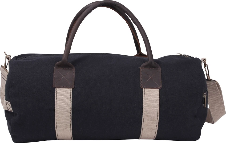 Rothco 19" Canvas & Leather Gym Duffle Bag