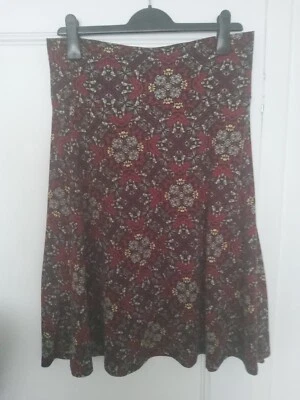 LuLaRoe Maxi Skirt - Size Large With Geometric Bird Pattern Long Pull On L27" - Image 1 of 4
