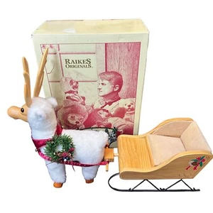 Raikes Originals Snowflake Reindeer with Sleigh - Picture 1 of 5