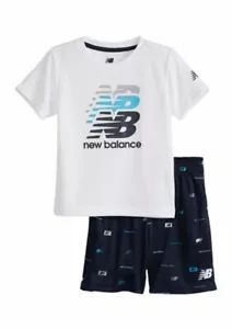 New Balance Boys 2 Piece Short Set SZ.L(7) NWT - Picture 1 of 1