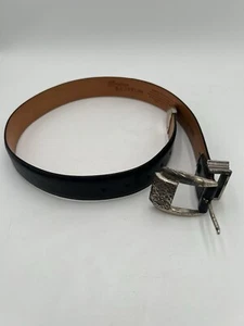 1995 Brighton 43403 Museum Collection Roman Warrior Black Leather Belt L 34" - Picture 1 of 10