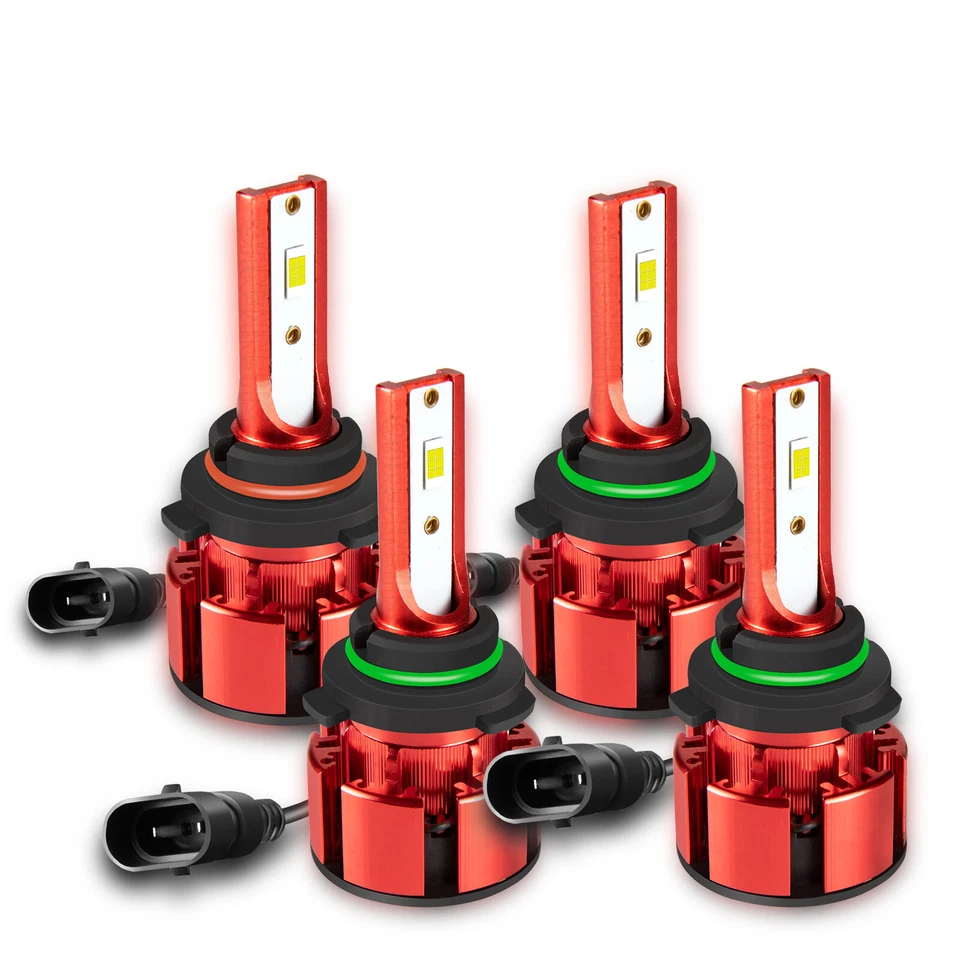 Faros LED brillantes para Freightliner M2 106 2002-2019 haz alto bajo 4 un. Foto 1 de 1