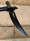 Black Tactical Survival Portable Sharp Fixed Knife Hunting Sharp Dagger Tool