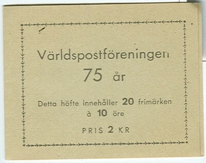 SCHWEDEN (H90) Scott 414a, 10ore UPU Booklet, sehr guter Zustand - Bild 1 von 1