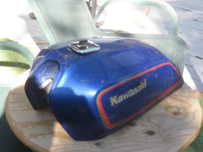 1981 Kawasaki KZ750E Gas Fuel Tank OEM Foto 1 de 4