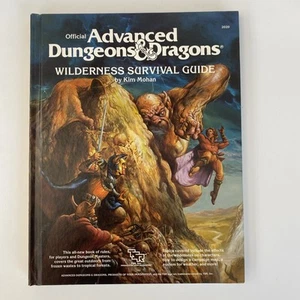 Advanced Dungeons & Dragons Wilderness Survival Guide Hardback Book Kim Mohan - Picture 1 of 13
