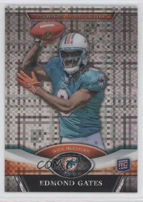 2011 Topps Platinum X-Fractor Edmond Gates Edmund Gates #62 Rookie RC - Image 1 of 2