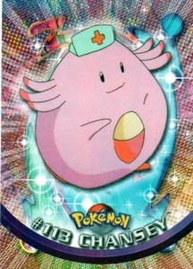 Pokemon #113 Chansey Card Topps TV Animation - Picture 1 of 1