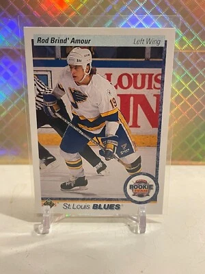 1990-91 Upper Deck Hockey #347 Rod Brind'Amour RC - Image 1 of 2