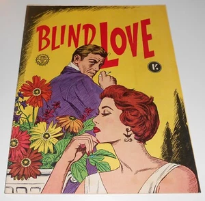 BLIND LOVE no.1 Horwitz Romance 1957 MATT BAKER super-rare AUS EDITION hi grade - Picture 1 of 10