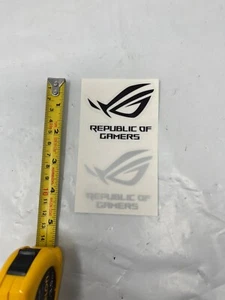 ASUS ROG Republic of Gamers Decal Stickers - Picture 1 of 1