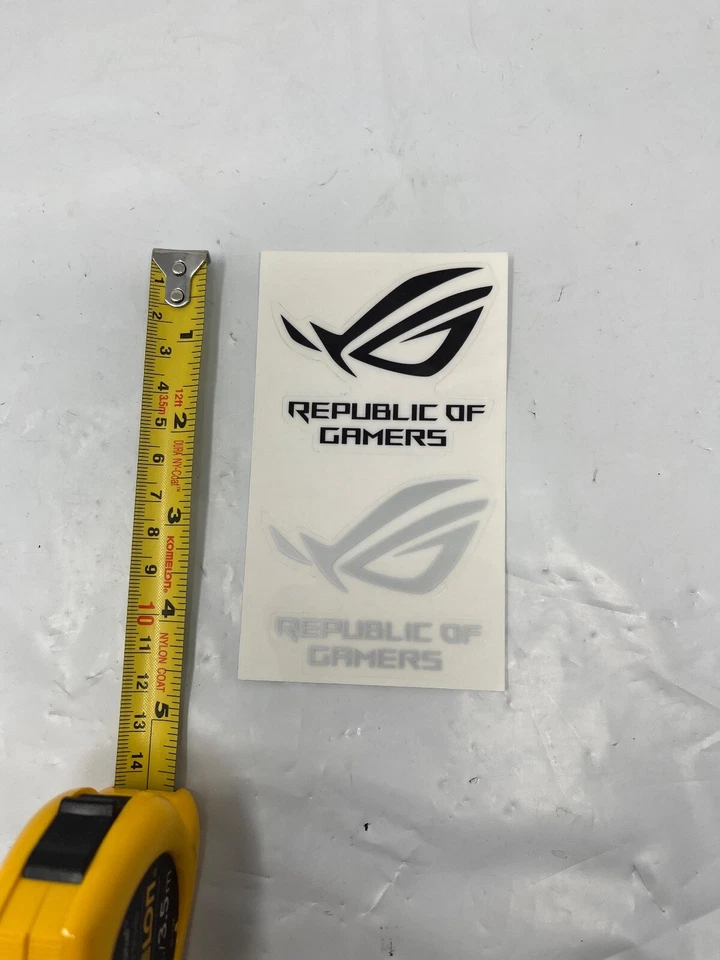 ASUS ROG Republic of Gamers Decal Stickers - Image 1 of 1