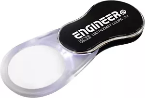 Luz LED LUPA BOLSILLO PLEGABLE ILUMINADA 3.5X Lupa ENGINEER SL-33 - Imagen 1 de 4