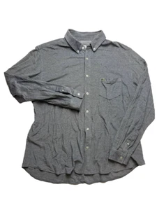 LACOSTE Gray Long Sleeve Button Down Shirt Size 44 / XL - Picture 1 of 17