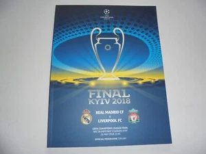 2018 CHAMPIONS LEAGUE FINAL - LIVERPOOL v REAL MADRID -PROGRAMME - Picture 1 of 1