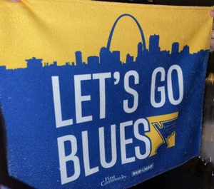 St Louis Blues 2022 Playoff Rally Towel Second Round Game 6 - Picture 1 of 1