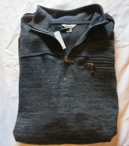 Suéter suéter Calvin Klein XL 1/4 con cremallera gris precio de venta sugerido por el fabricante $79 - Imagen 1 de 3