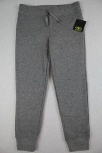 Girls Sweat Pants Fleece Jogger XS 4 - 5 Solid Gray Active Wear Sweats Casual - Picture 1 of 3
