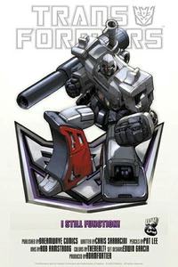TRANSFORMERS POSTER Megatron auf Täuschungsschild Poster 27 x 39,5 G1 Classic - Bild 1 von 1