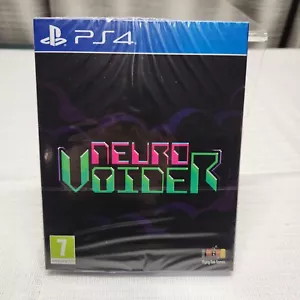 New Neurovoider Playstation 4 PS4 Slipcover Red Art Games Limited to 1500 Copies - Picture 1 of 3