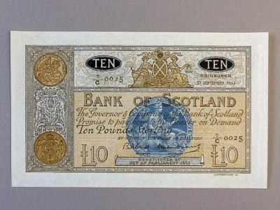 Scotland 10 Pounds P-93c 1963 - Image 1 of 2