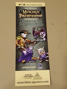 Official Munchkin Pathfinder Bookmark of Knockin' on the Dungeon's Door Promo - Picture 1 of 1