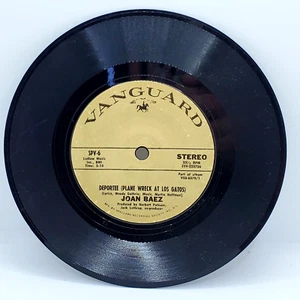 Joan Baez Flugzeugwrack Los Gatos Deportiertee Maria Dolores 33 1/min 7" Vinyl Schallplatte - Bild 1 von 3