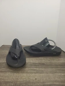 Oofos OOriginal Recovery Sport Sandalen Flip Flops Schuhe M9 W11 schwarz - Bild 1 von 9