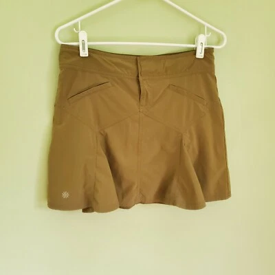 Falda Ligera Athleta Todo Terreno Verde Oliva Talla 2 Senderismo Tenis Usada en Excelente Condición Foto 1 de 4
