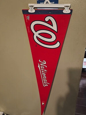 WASHINGTON NATIONALS  RETRO 12X30 VINTAGE BASEBALL MLB  FELT PENNANT  10/3/24 - Image 1 of 2