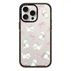 CASETiFY Bow Little White Cat Mirror iPhone 12 13 14 15 promax Phone Case