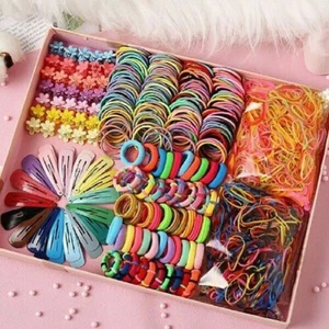 270 Elastic Hair Ties Band Rope Ponytail Scrunchies Hair Holder for Girls Kids ~ - Picture 1 of 12