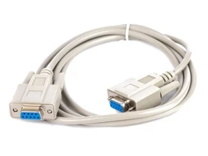 6ft Null Modem DB 9 Female to Female Molded Cable PID 477 - Picture 1 of 2