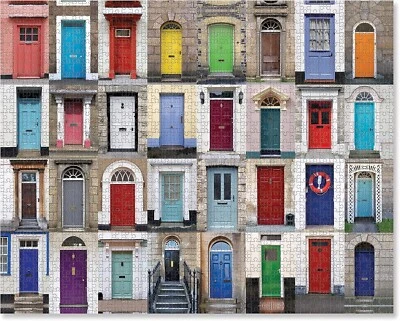 Melissa & Doug Puzzle 1000 Piece Jigsaw Puzzle Knock Knock Doors 29" x 23" New - Image 1 of 3